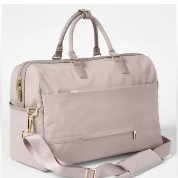 Open Story Weekender Duffle Travel Bag Taupe - Picture 2 of 11